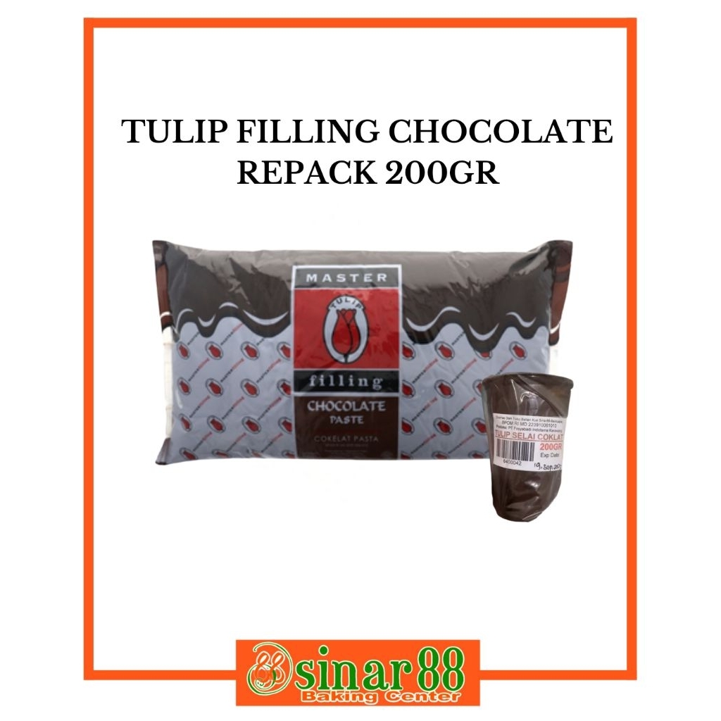 

Selai Tulip Chocolate Filling 200gr