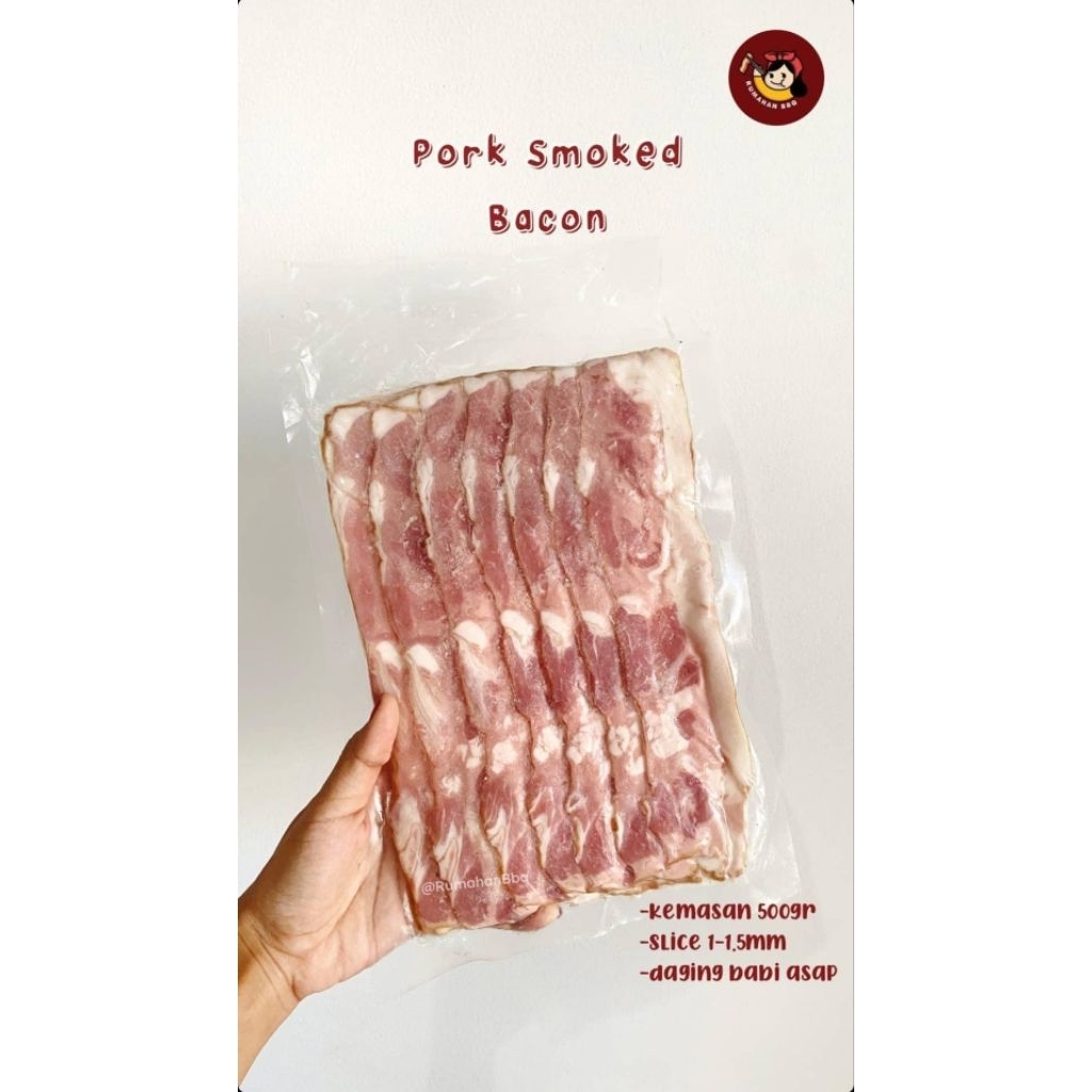 

pork bacon slice / babi bacon / babi asap / bacon babi / babi iris tipis/ korean bbq