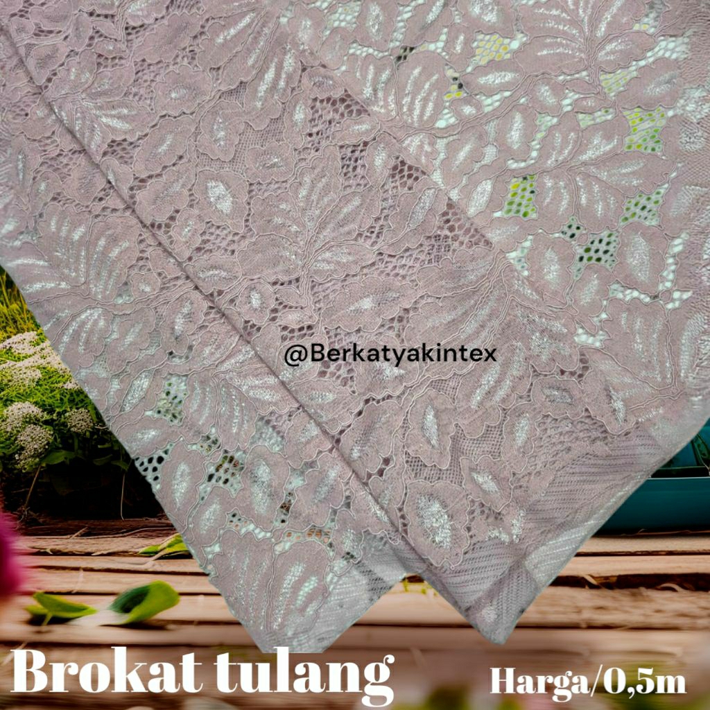 Kain brokat premium - kain borkat - kain kebaya - kain gaun