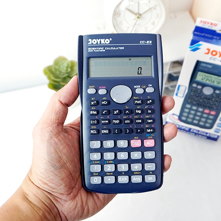 

Joyko Kalkulator Calculator Scientific CC 23 240 Fungsi