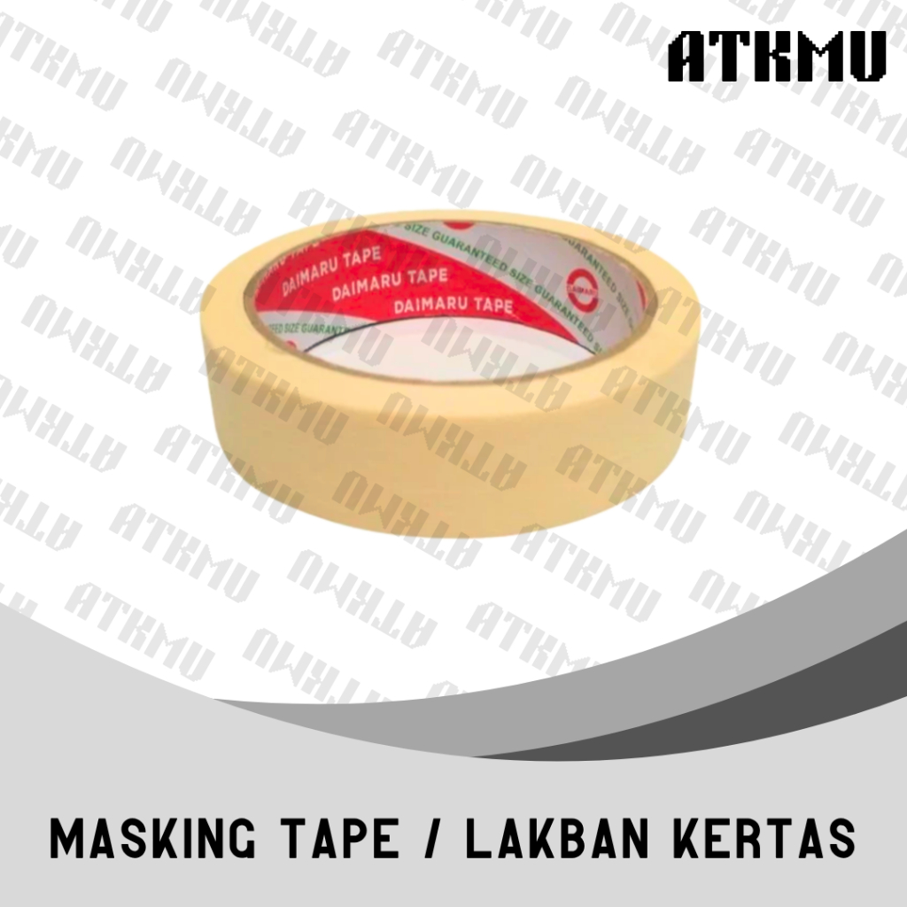

Masking Tape / Lakban Kertas DAIMARU 1 Inchi 72 Yard
