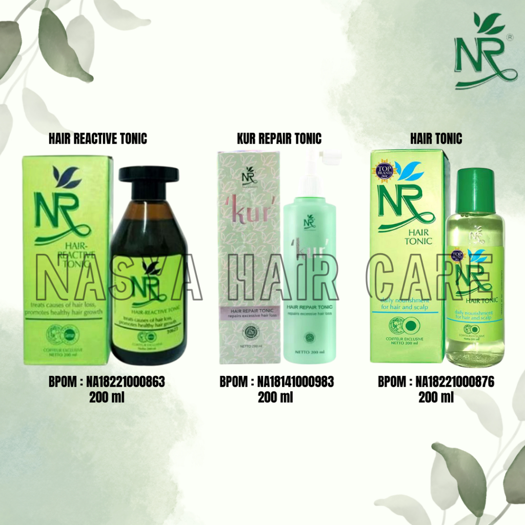 NR Hair Tonic / Hair Reactive Tonic / Kur Repair Tonic 200 ml - Hair Tonic Perawatan Rambut Rontok /
