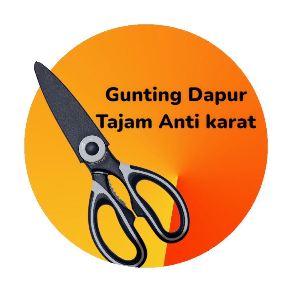

GUNTING DAPUR BESAR 20cm/Gunting Plastik/Gunting Masak/Alat Potong