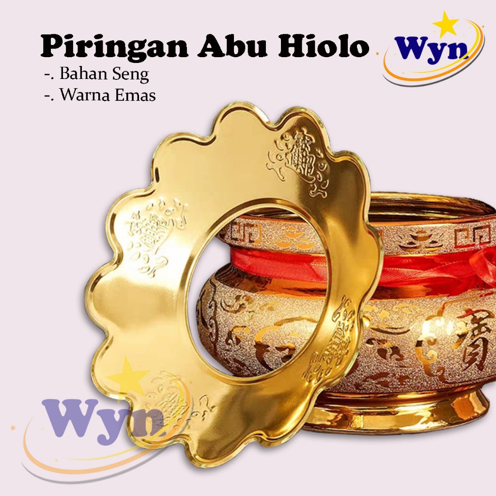 Piring Abu Hiolo / Piringan Abu untuk Hiolo Sembahyang
