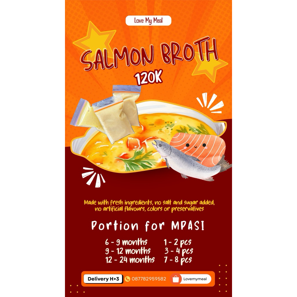

FISH (SALMON) BROTH / KALDU IKAN SALMON 30PCS (>900ML)