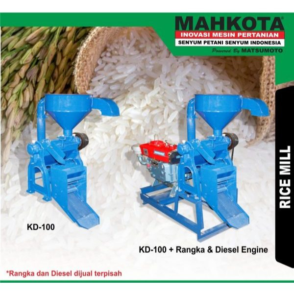 Mesin Giling Padi KD-100 Mahkota
