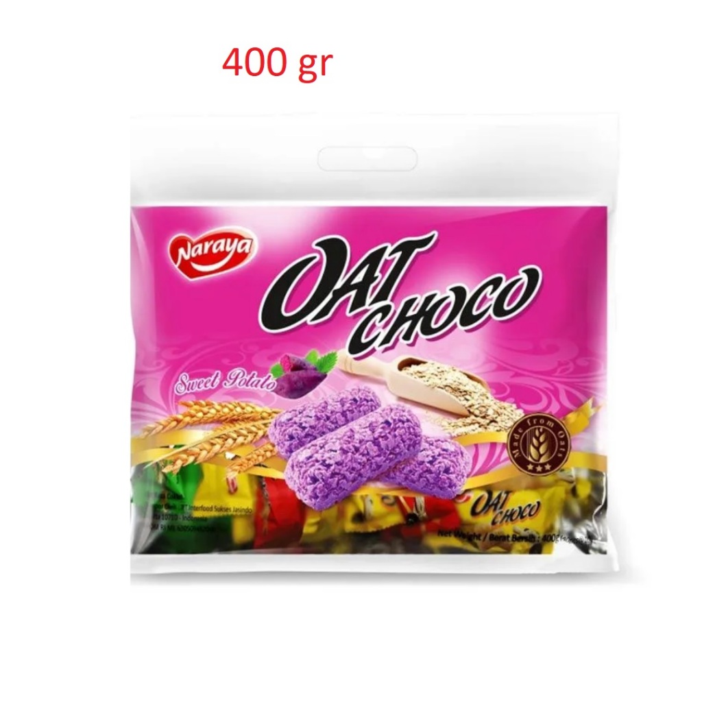 

OAT CHOCO Varian Original 400gr naraya Oat choco Coklat Oat choco Vanila Oatchoco Green Tea pandan