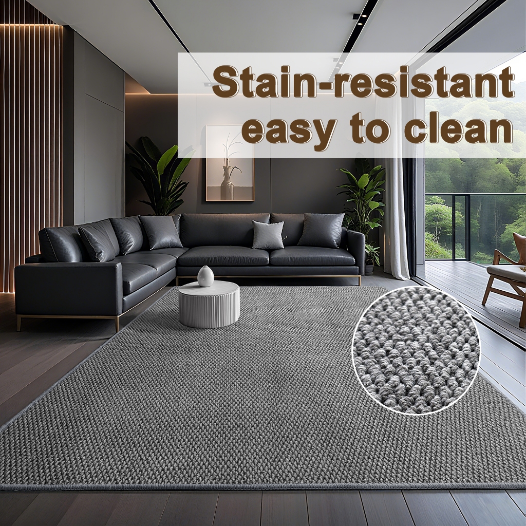 Karpet Lantai Eropa Style Karpet Polos Lantai Ruang Tamu Tidur Permadani Minimalis Anti Slip