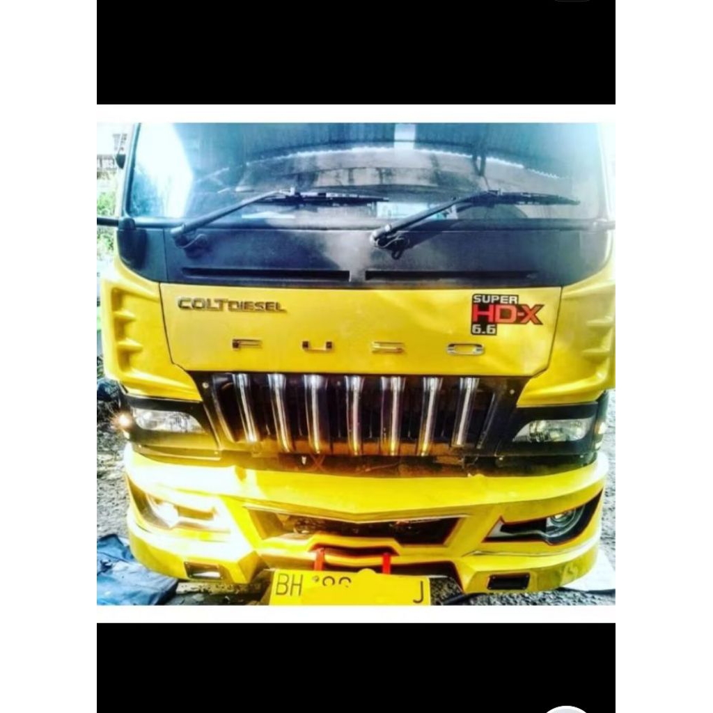 grill depan truk canter Mitsubishi