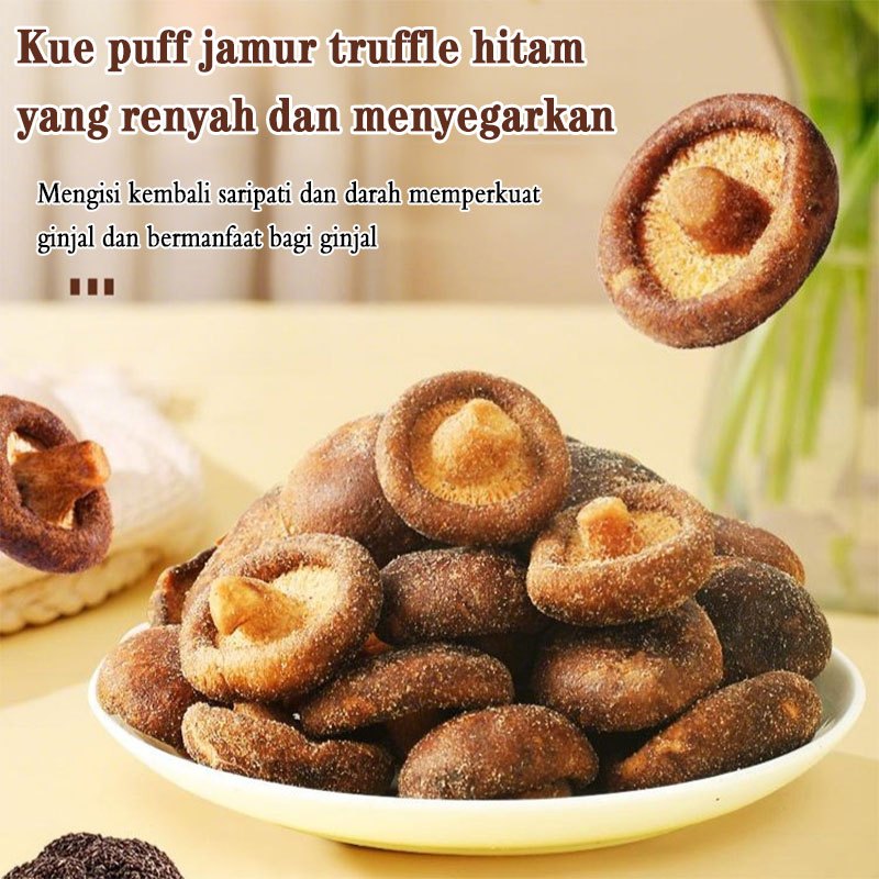 

[COD+24 jam pengiriman]/Jamur Truffle Hitam Renyah/Camilan Jamur Truffle Hitam Kering/Irisan Jamur Kering Sayuran Tanpa Goreng Buah dan Sayuran Kering Renyah/Rasa Renyah/Esensi Pengisian Ulang/Penguat Tubuh/Pengisian Ulang Ginjal
