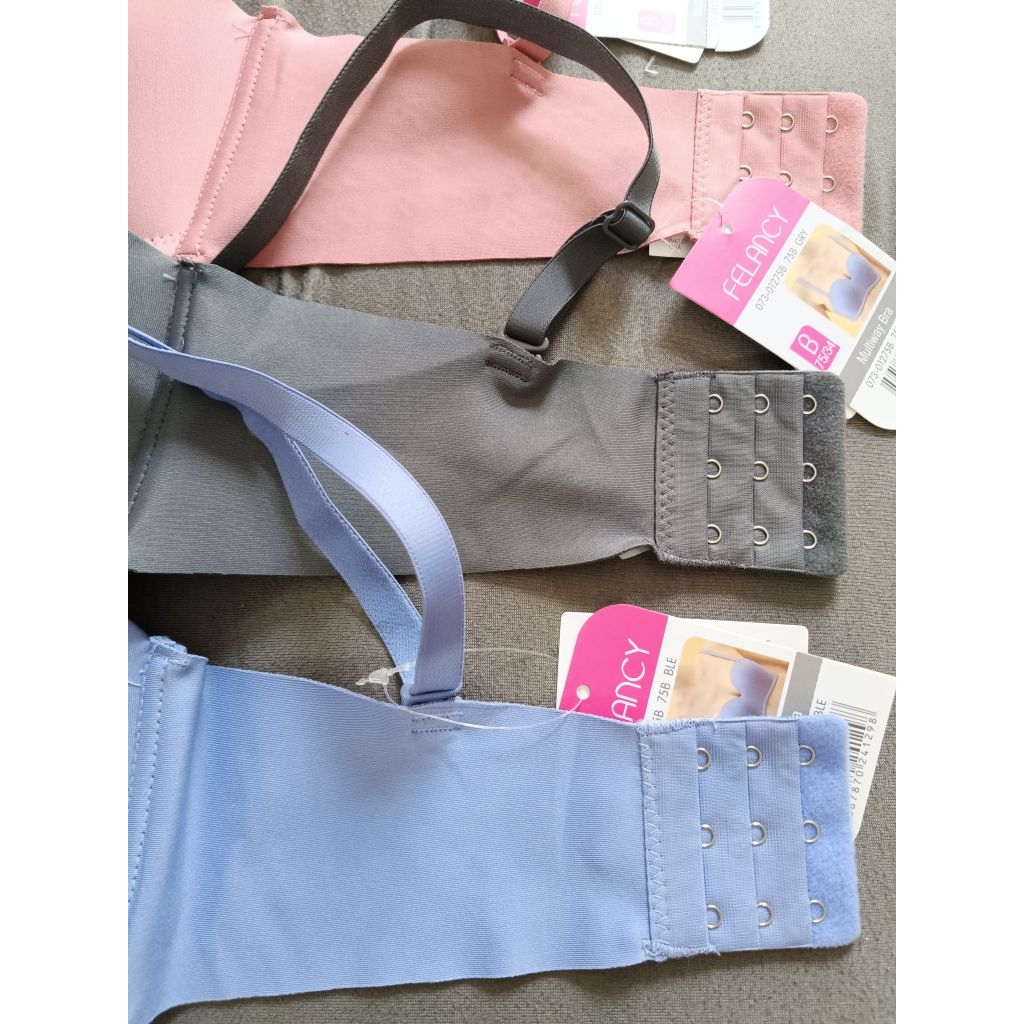 yu7 Felancy bra tanpa kawat 34,36,38B, 073-1275 Dwjl