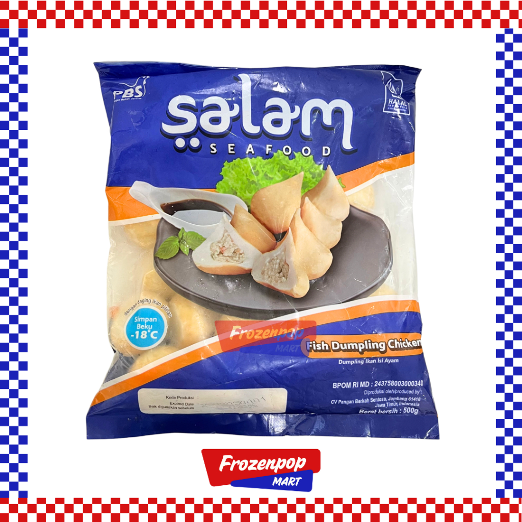 

Salam Fish Dumpling Chicken 500gr Salam Seafood Dumpling isi Ayam [INSTANT MALANG]