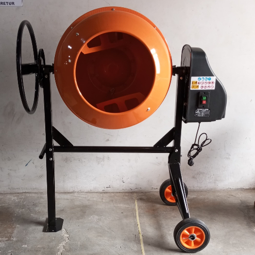 SUMURA Molen Beton Listrik Molen Cor Beton Listrik Concrete Mixer 180 Liter CM-180L Termasuk Peti