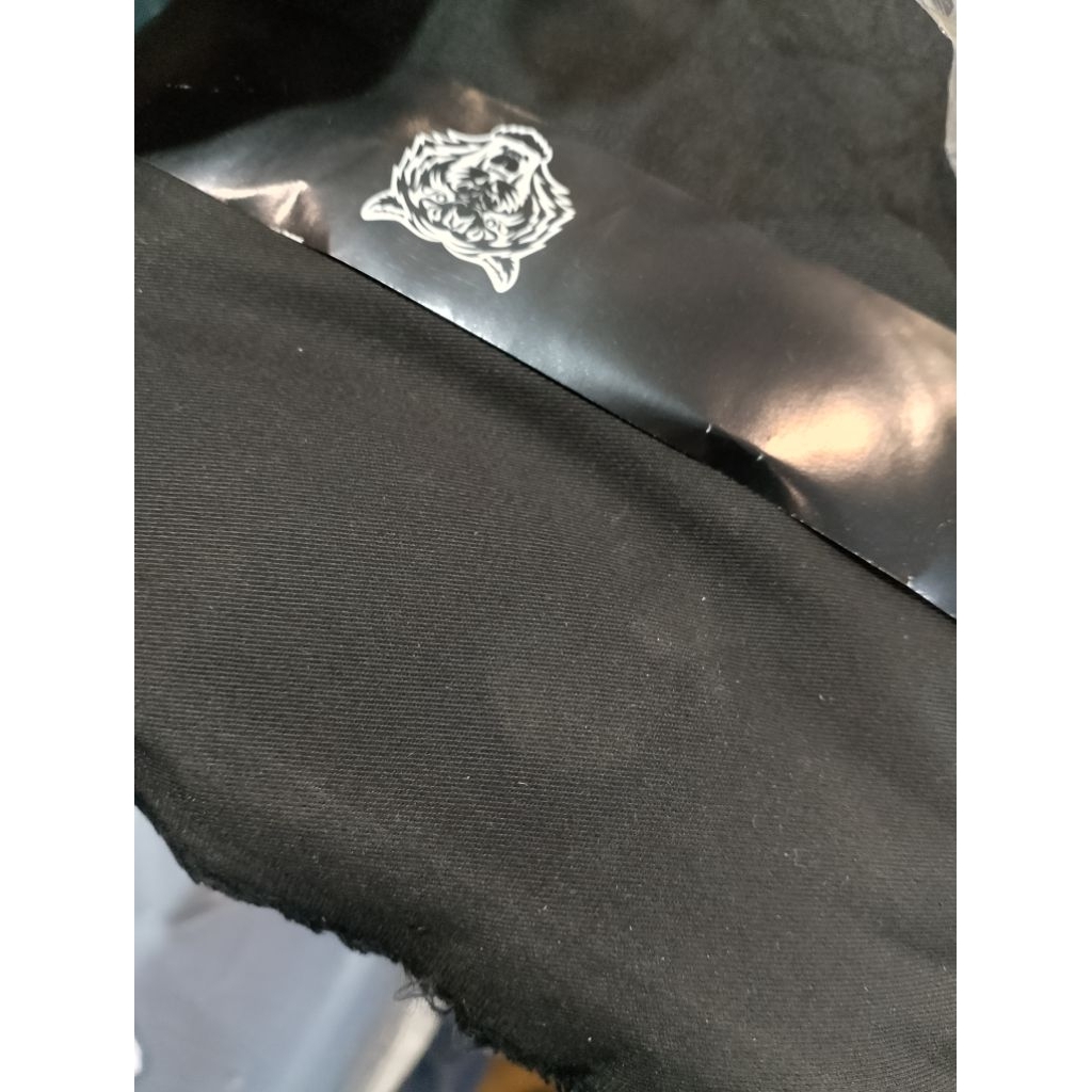 KAIN MACAN DRILL WARNA HITAM TERMURAH 1 ROLL ISI 30 METER