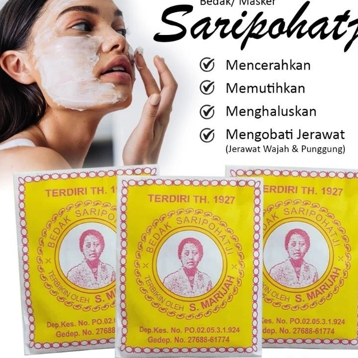 [SDW] pekanbaru/Bedak Saripohatji Saripohaci Bedak Dingin Bedak Saripohatji Original Alami Aman