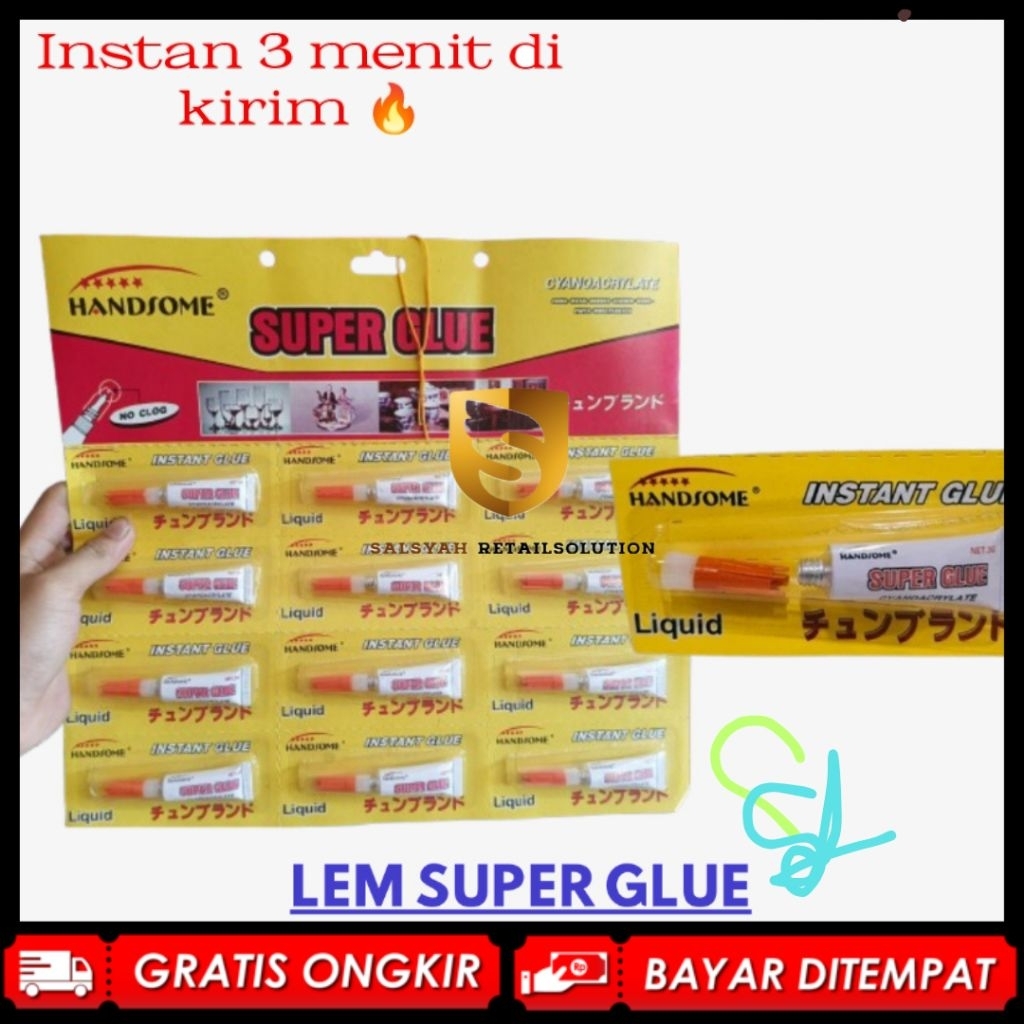 

Lem Super Glue Handsome 12pcs