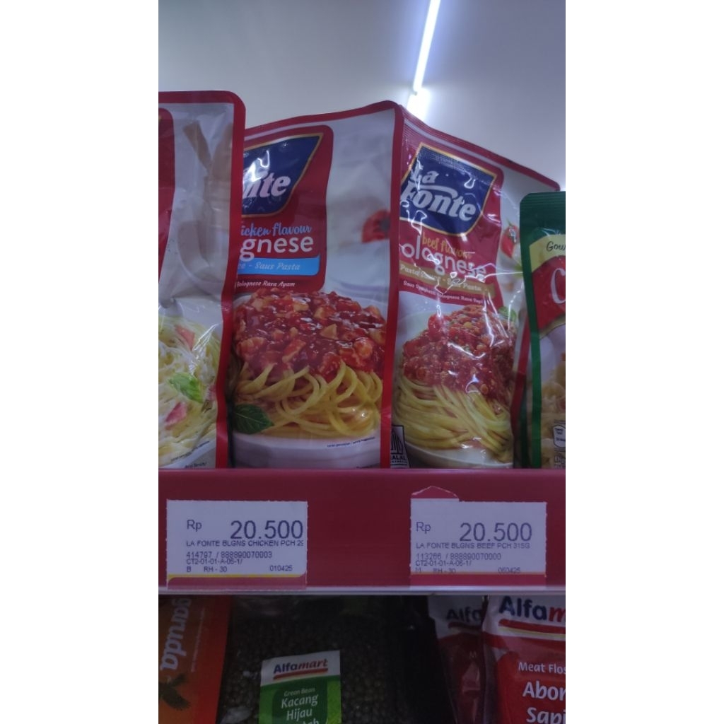 

Lafonte Bolognese Rasa Ayam Pouch 290gr
