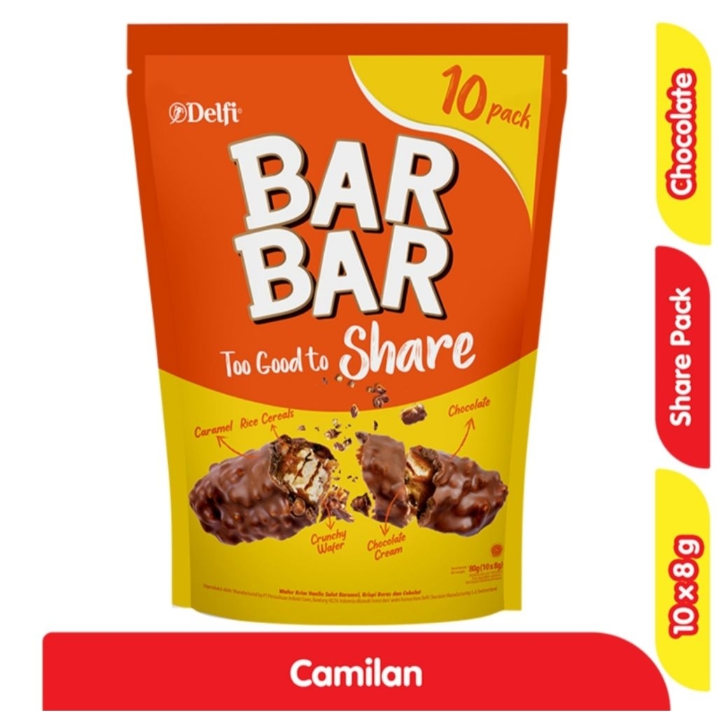 

DELFI Bar Bar Wafer Share Pack 10x8g
