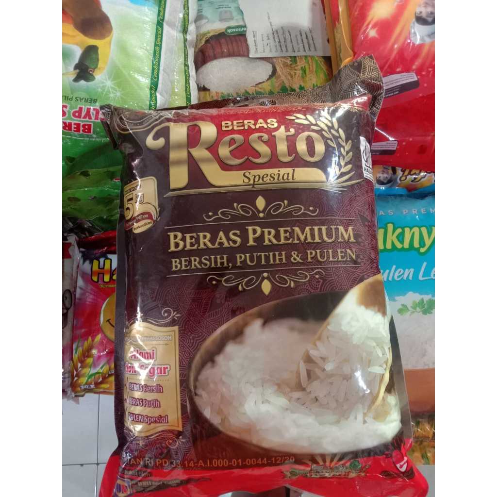 

Beras Putih Premium Merk Resto 5kg