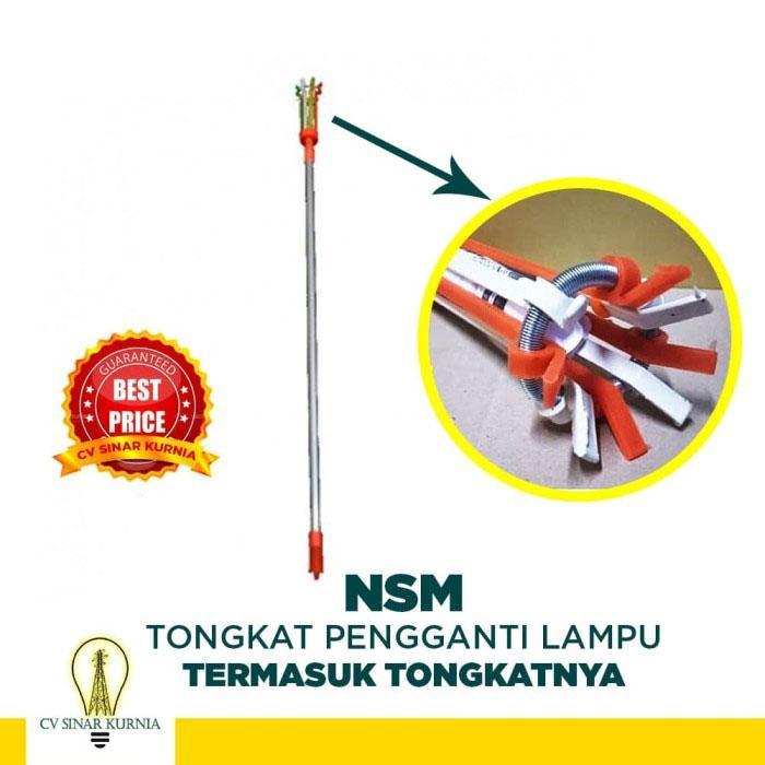 TONGKAT LAMPU STICK TONGKAT PEMASANG PENGGANTI LAMPU STIK LAMPU ALAT PASANG LEPAS GANTI LAMPU BOHLAM