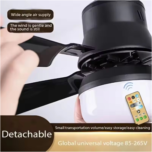 AL - Smart Remote Control Ceiling Fan With LED Lighting Ceiling Fan Modern Minimalist Lights And Rem