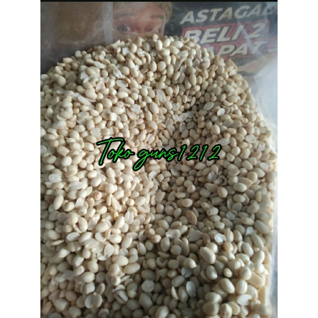 

kacang kupas 1 kg Ukuran sedang 41/51 1kg