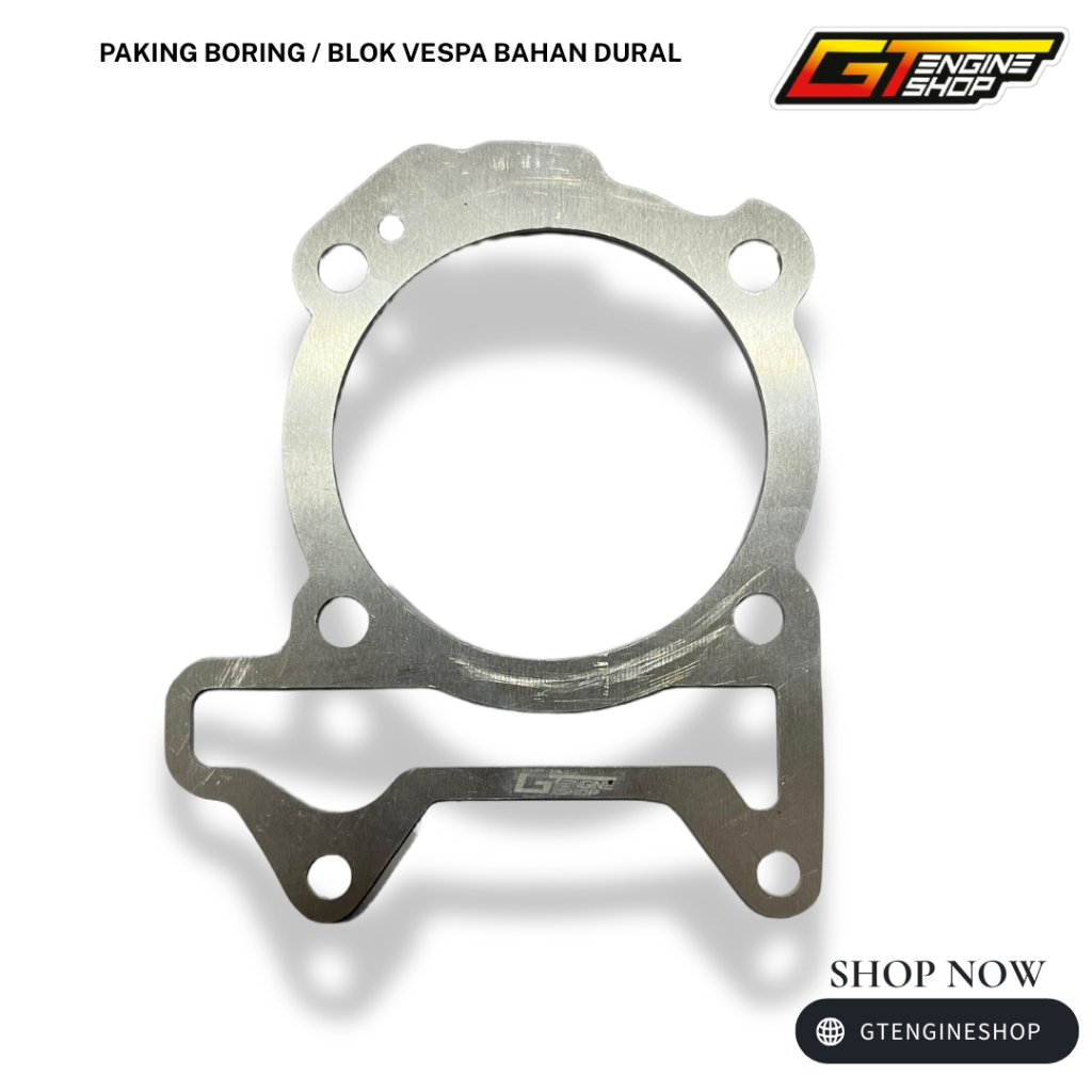 PAKING BLOK VESPA MATIC PAKING GASKET BLOK VESPA PAKING BORING VESPA SPRINT PRIMAVERA LX125 BAHAN DU