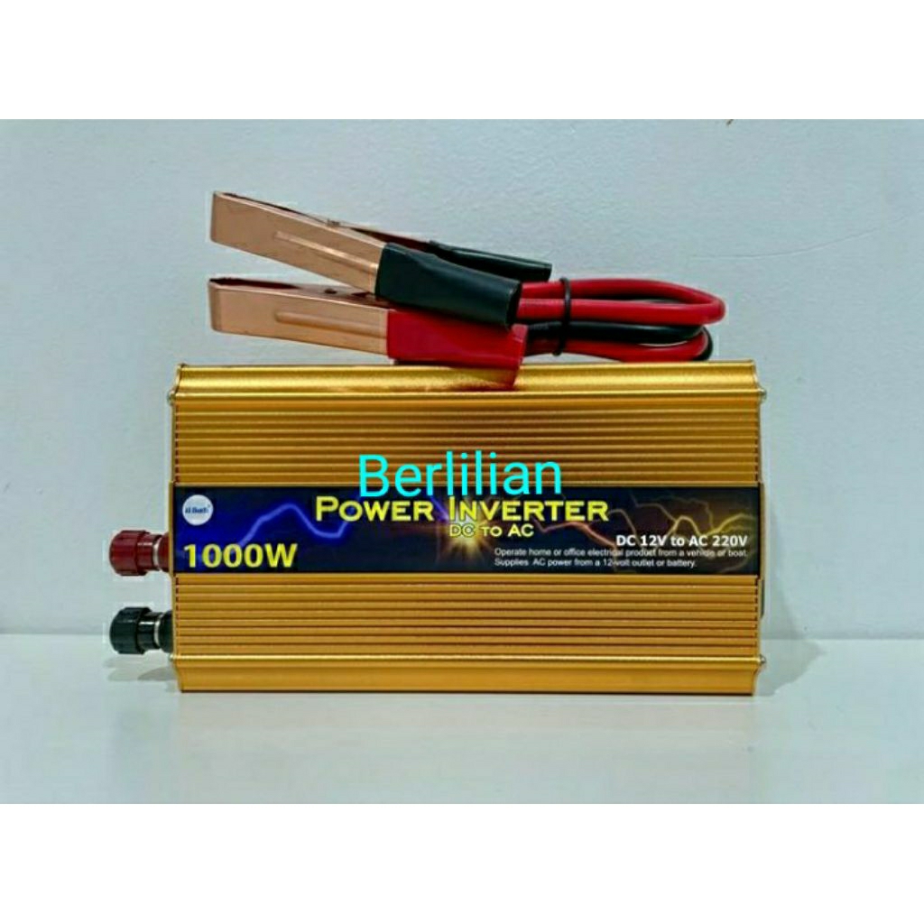 Inverter 1000W DC 12V ke AC 220V / inverter 1000wat DC 12V to AC 220V