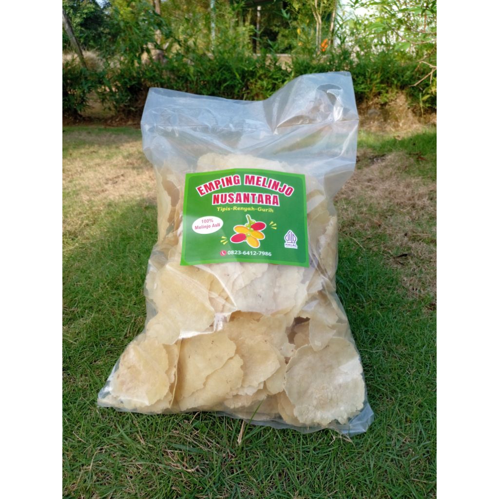 

Emping Melinjo 1/2 Kg 100% melinjo asli