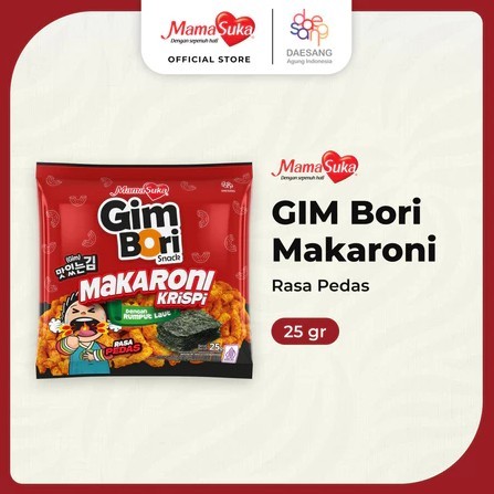 

Mama Suka Gim Bori Makaroni Rasa Pedas 25 gr ISI 10 PCS