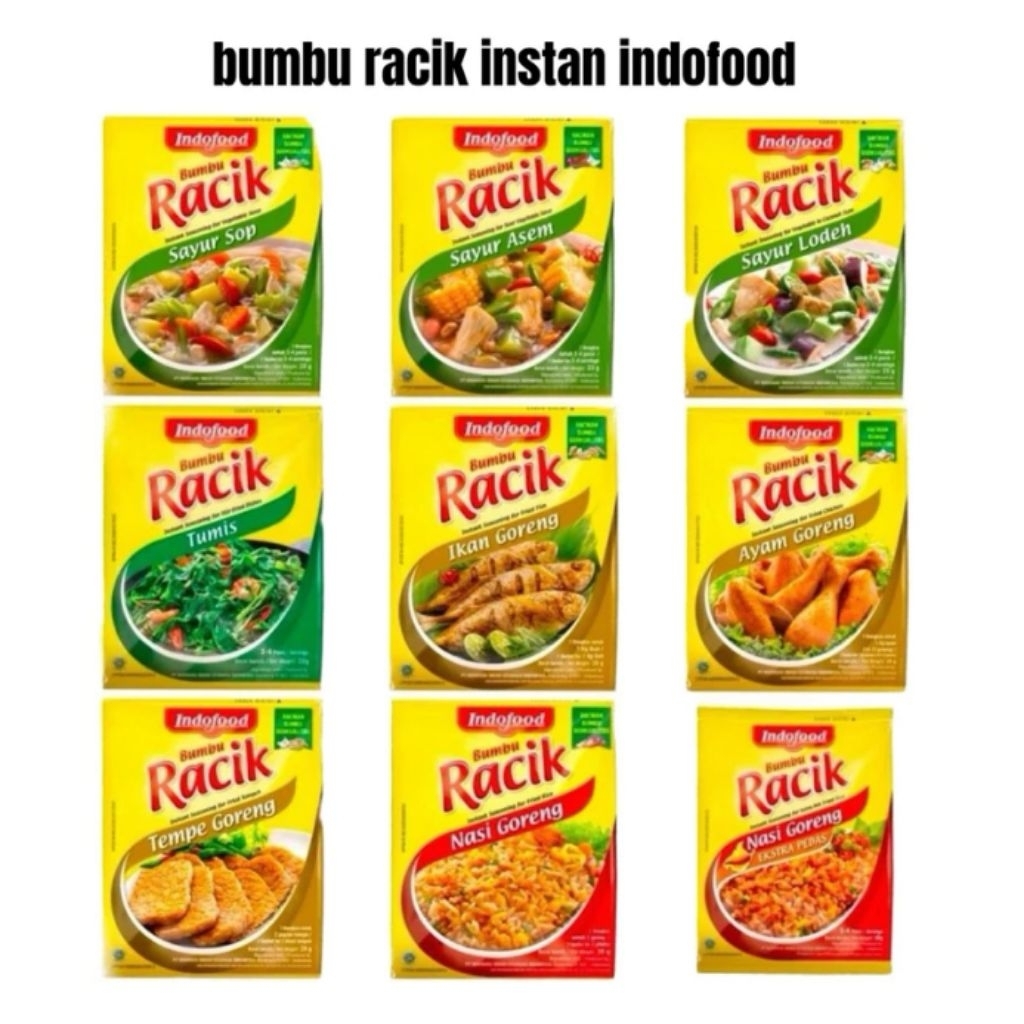 

Bumbu dapur bubuk lengkap racik by Indofood