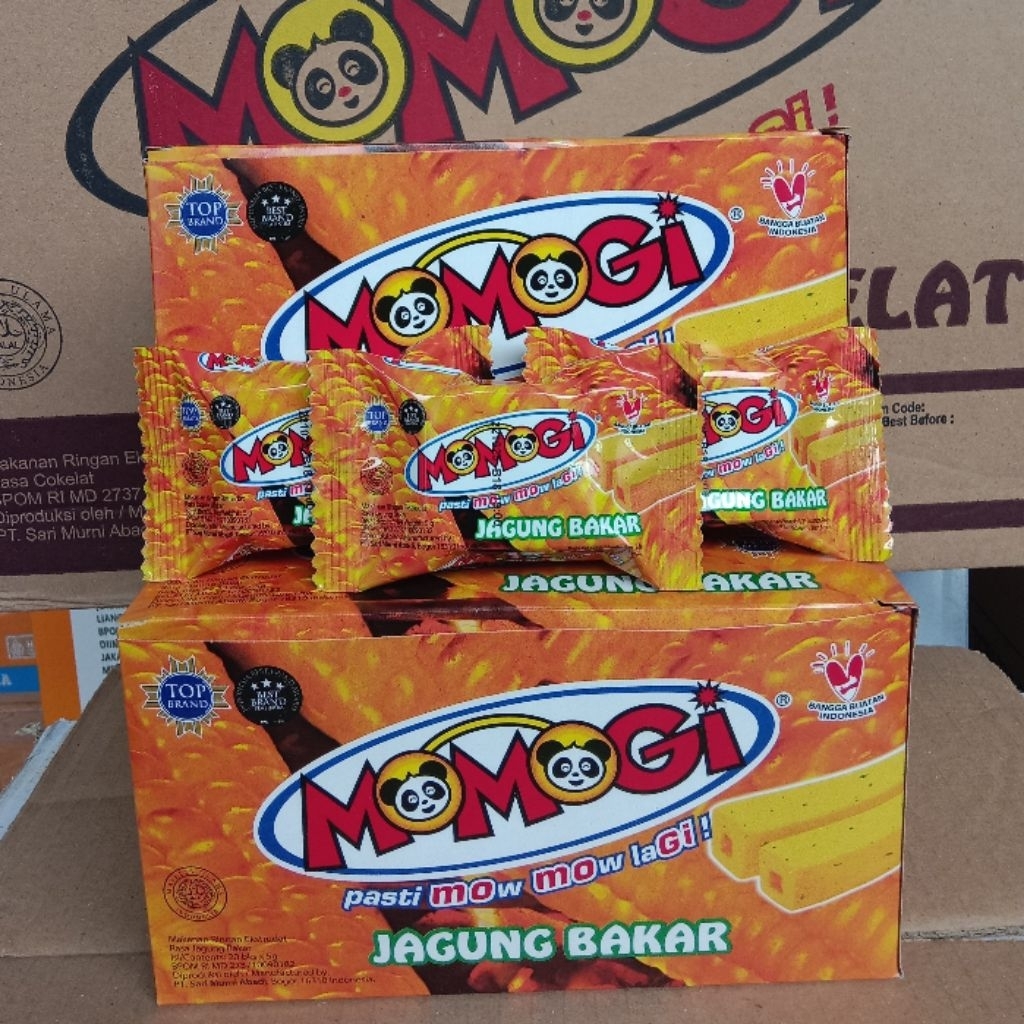 

MOMOGI JAGUNG BAKAR, 1 box isi 20 pcs