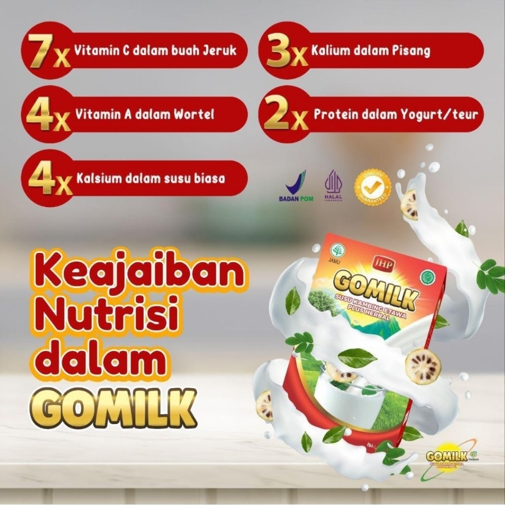 

gomilk susu kambing etawa plus herbal