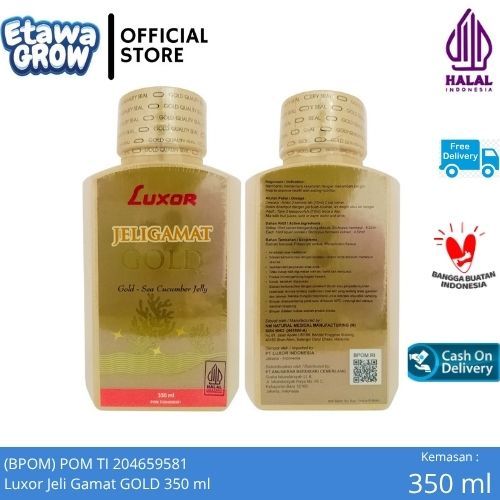 Luxor Jely Gamat Gold 350 ML / Asli Original / Jeli Gamat Gold - Sea Cucumber Jelly