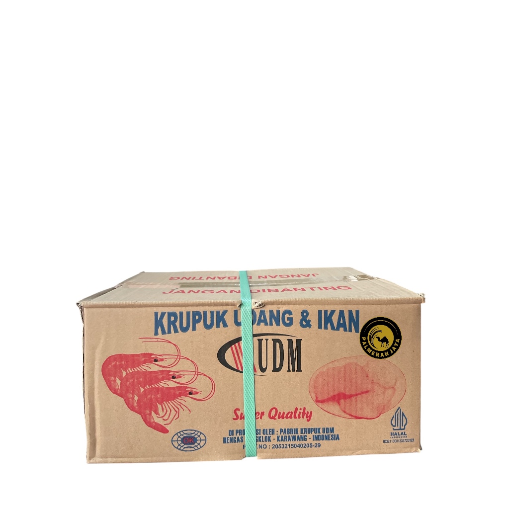 

Kerupuk Udang UDM 1dus 6kg jenis G (besar)