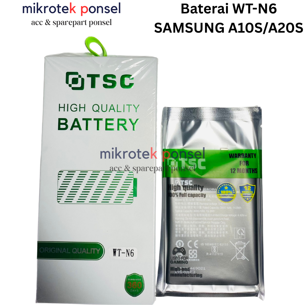 BATERAI HP SAMSUNG GALAXY A10s & A20s WT-N6 | BATRE ORIGINAL SAMSUNG GALAXY TSC