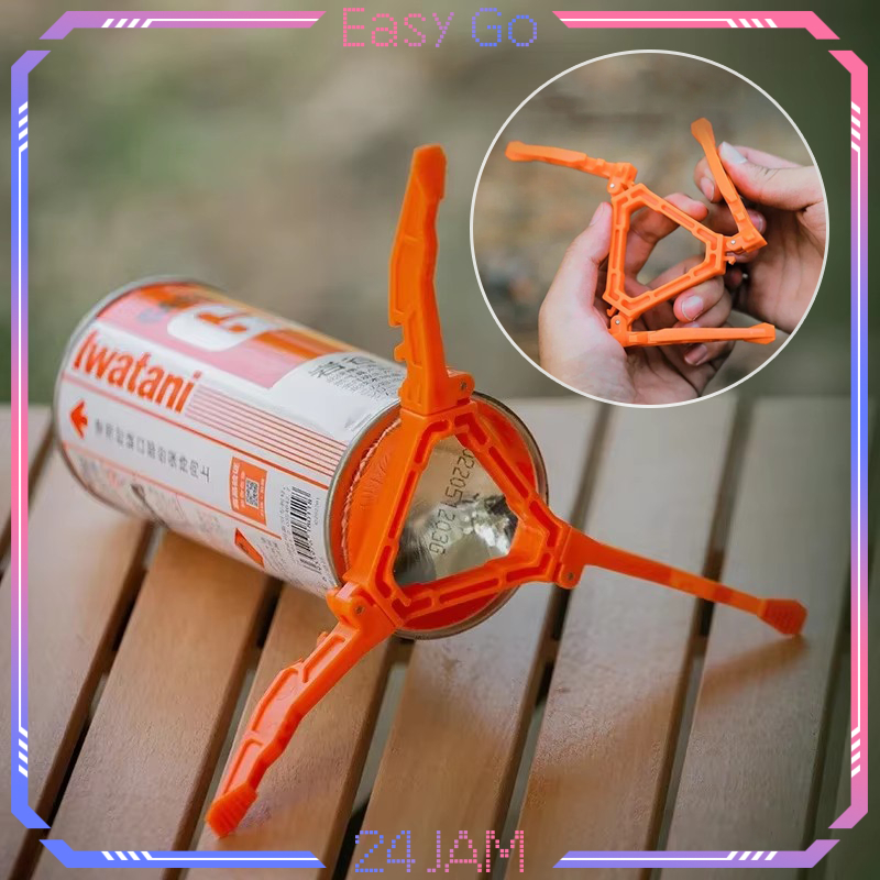 Kaki Gas Canister Foldable Kaki Tabung Canister Foldable Dudukan Gas Canister Outdoor Stand Gas Cani