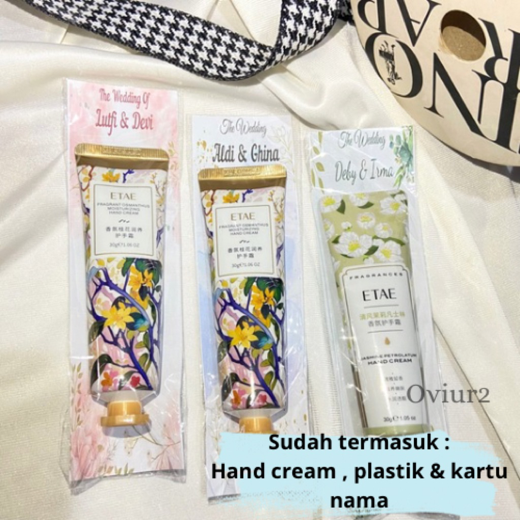Souvenir Hand Cream / Wedding / Tasyakuran
