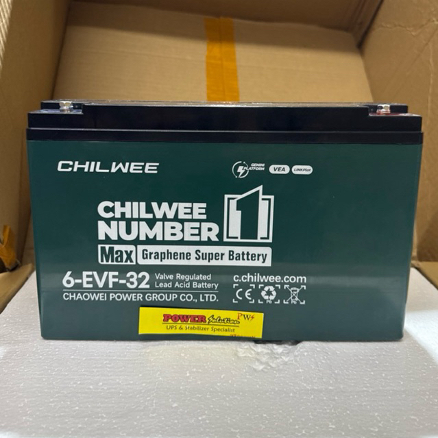 Aki Selis Baterai Bajaj Selis CHILWEE 1 Paket 6pcs 12V 32Ah Aki Sepeda Listrik Batre Aki Motor Listr