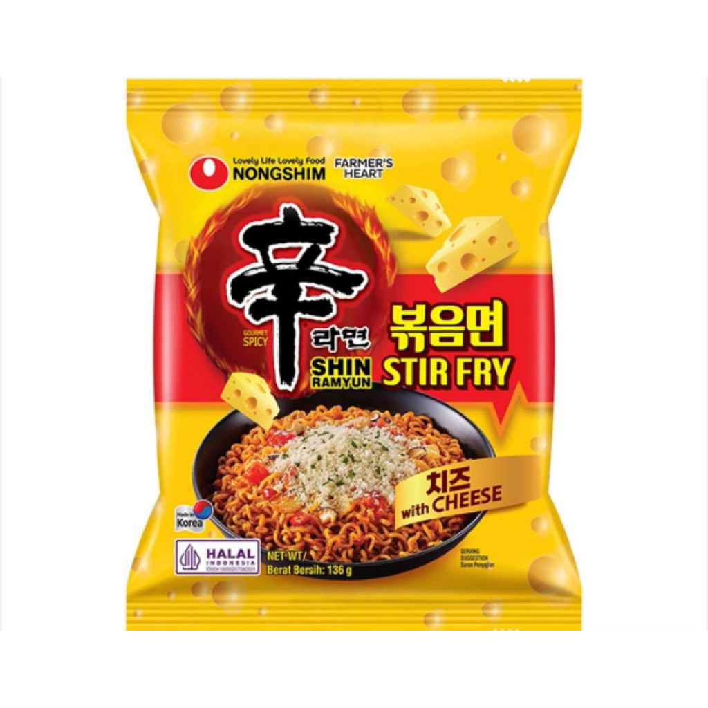 

Nongshim Shin Stir Fry Cheese 120 gr