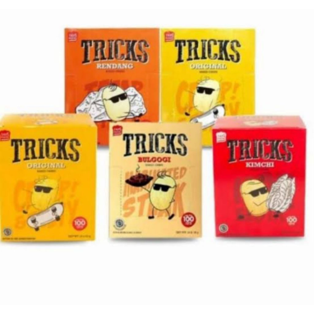 

TRICKS BISKUIT KENTANG 120GR (ISI 10 SACHET)