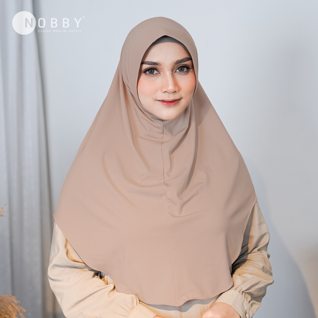 TERLARIS Hijab Instan Pet Depan Nobby Qisty Bergo Jersey Premium Nyaman Rapi Stylish