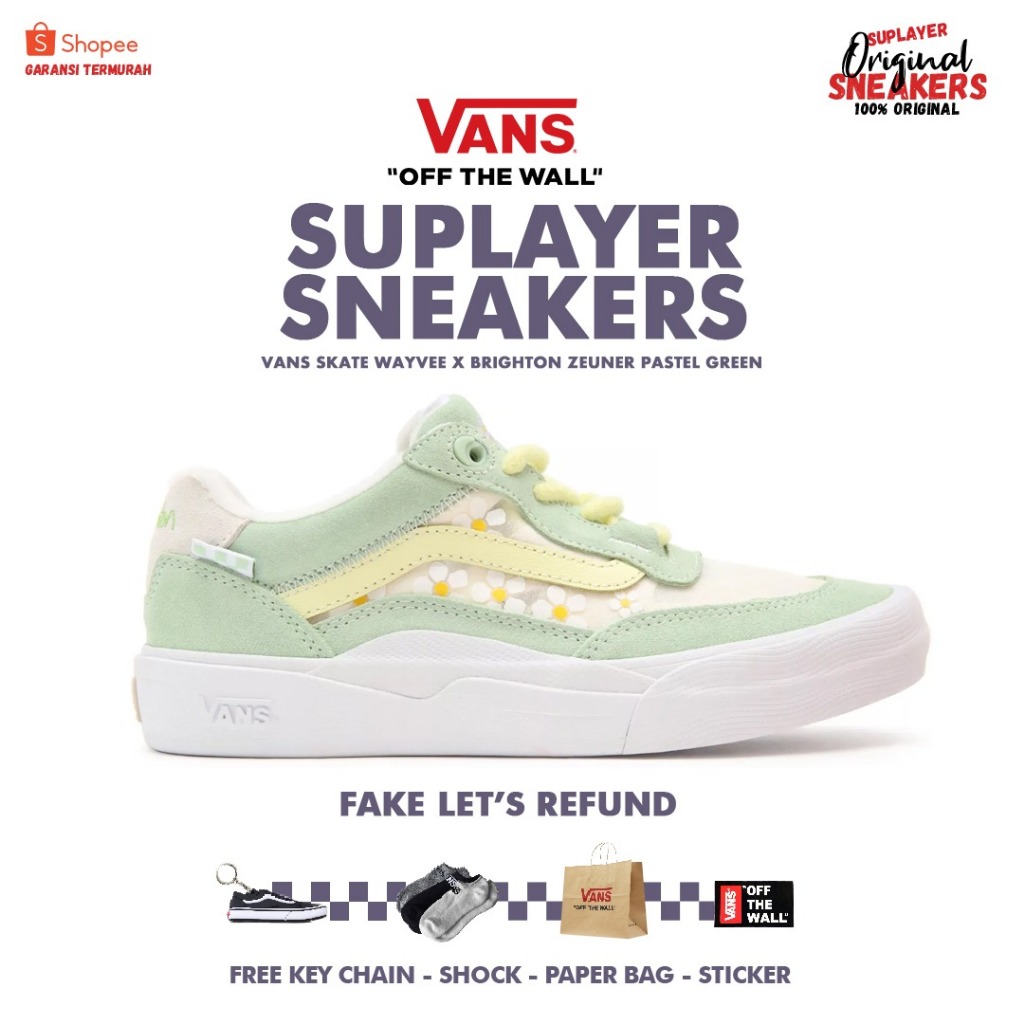 Vans Skate Wayvee x Brighton Zeuner Pastel Green