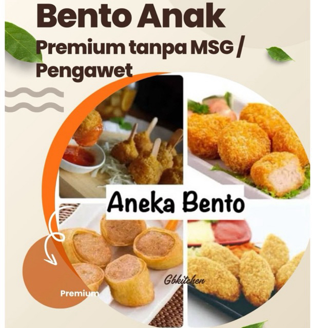 

BENTO ANAK HOMEMADE TANPA MSG / Pengawet