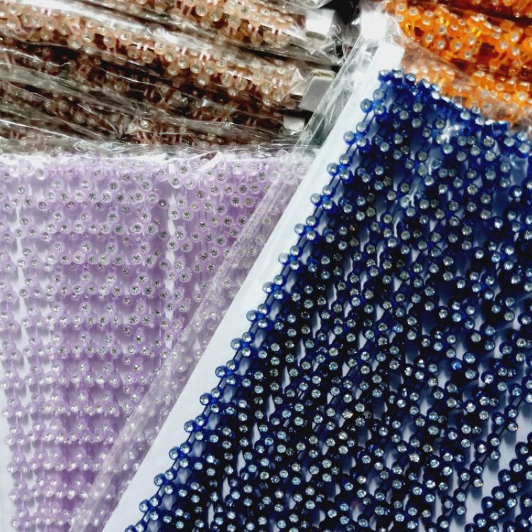 KODE J66I Permata Meteran 3 Mata Dijual ROL Diamond Meteran Aksesoris Payet Baju Swarovski Meteran