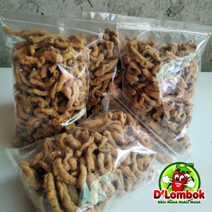 

Keripik Usus Ayam Crispy 250gr Morang Moreng - Kripsus Krispi, Snack Kriuk Renyah