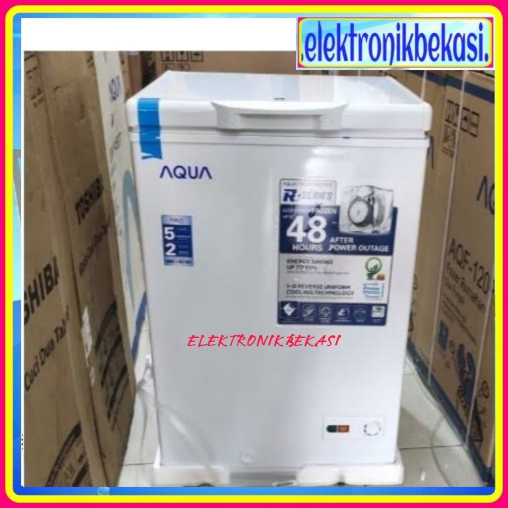 AQUA CHEST FREEZER AQF-120 HC / BOX FREEZER AQUA 100 LITER AQF120HC / CHEST FREEZER AQUA AQF 120 HC