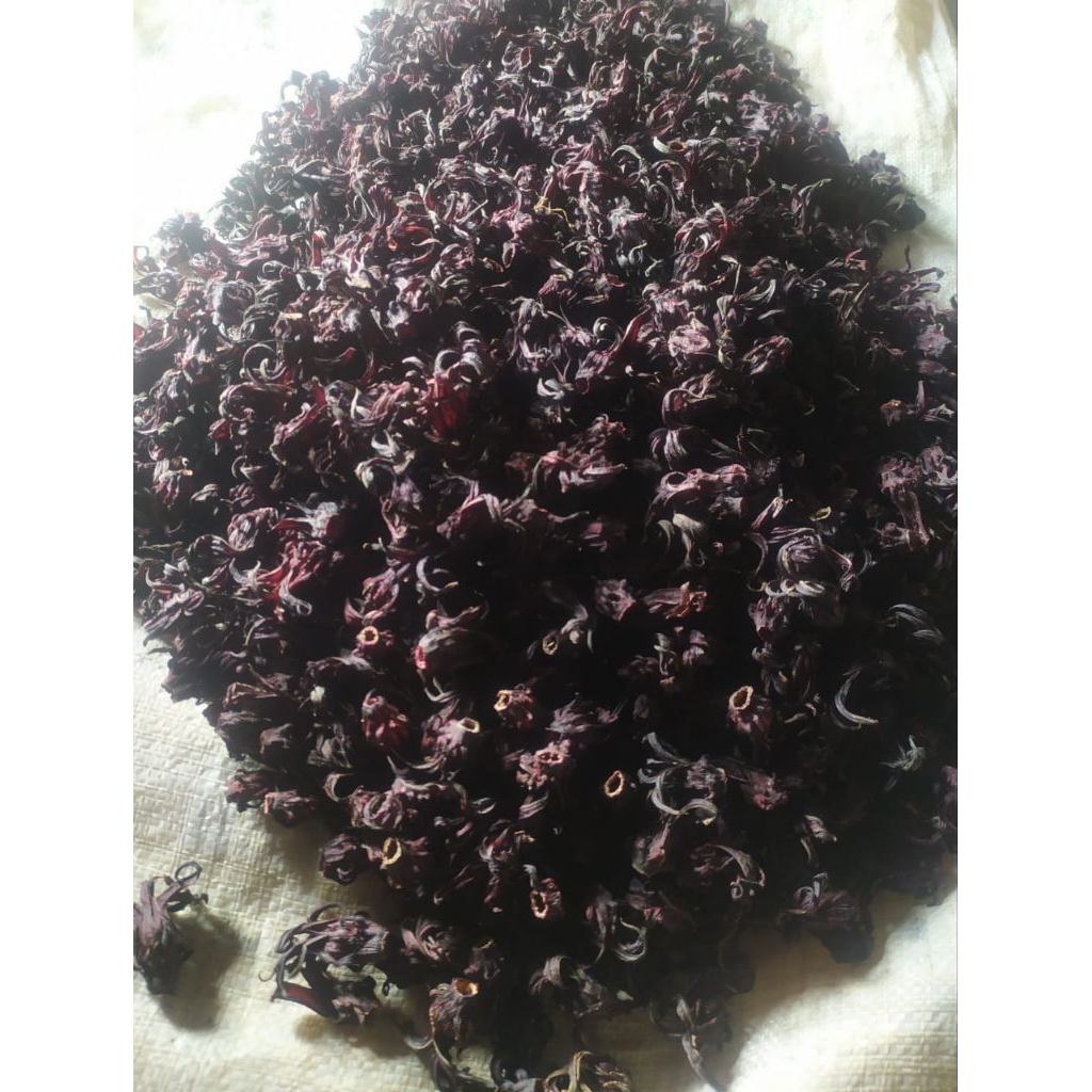 

1 kg bunga rosela ungu great a premium