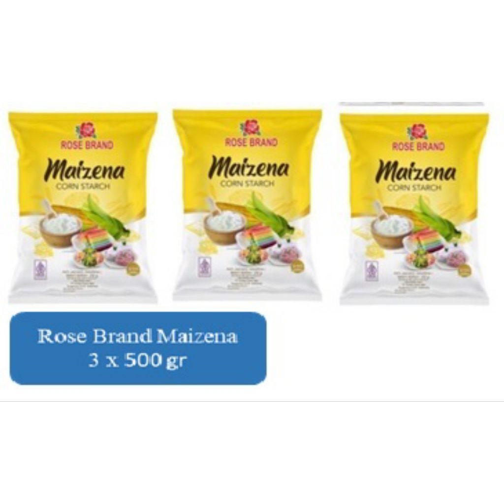 

Bundling 3 dan 6 Rose Brand Maizena 500gr