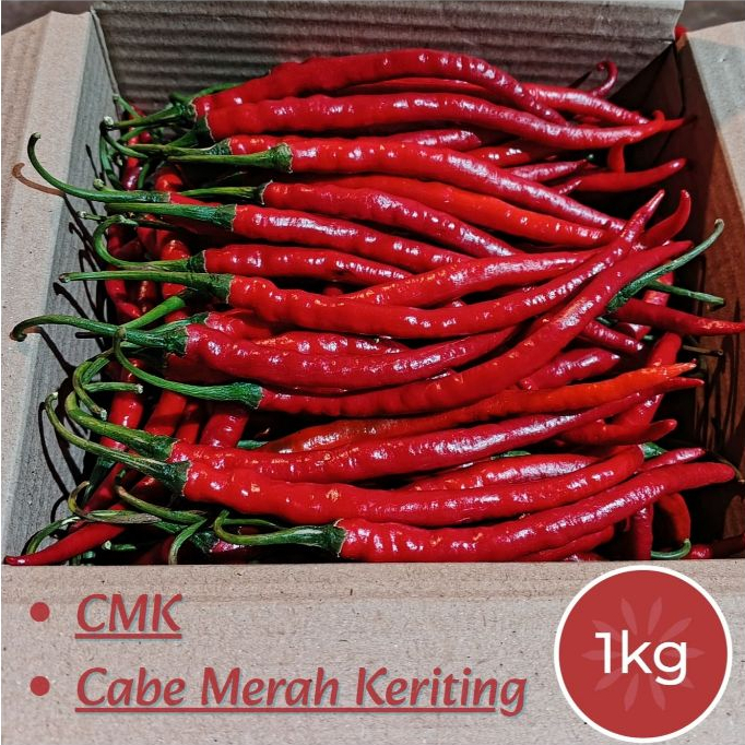 

CMK Cabe cabai merah keriting 1kg cabai cabe merah keriting fresh harga 1kg